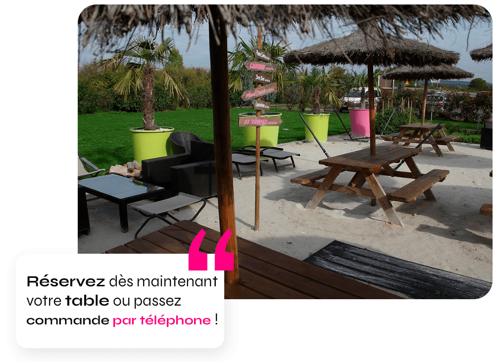 La plage de la vallée, creperie à bouafle